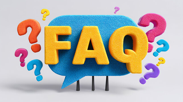 3d question and exclamation marks in speech bubble. Concept of FAQ, support and help. Problem, survey, information. 3d illustration icon isolated on white background Stock Illustration - Powered by Adobe