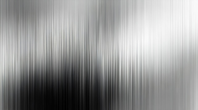 Elegant abstract silver and gray gradient glass texture with vertical noise lines, perfect for digital UI backgrounds, tech designs, and premium minimalist presentations. Stock Illustration - Powered by Adobe