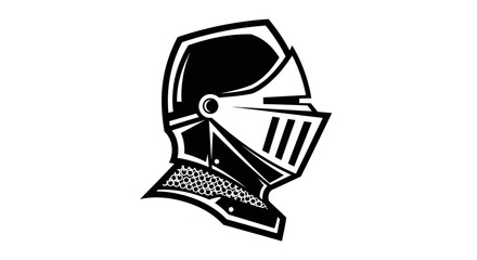 A stylized black and white line drawing of an ornate Egyptian scarab beetle.