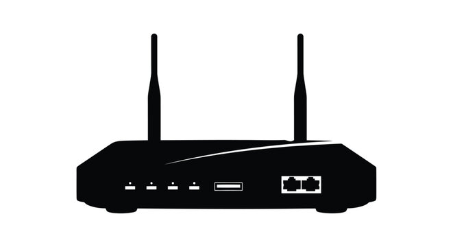 Abstract geometric silhouette design with vibrant color accents and bold typography silhouette