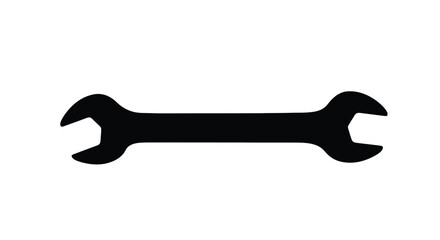 Abstract geometric pattern with vibrant color accents and silhouette detail