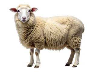 Minimal Studio-Style Sheep Cut-Out with Clean Modern Look