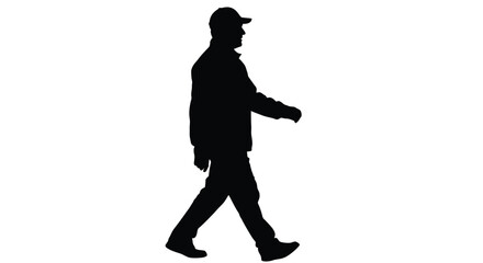 Abstract geometric silhouette design with dynamic color gradients and bold lines silhouette