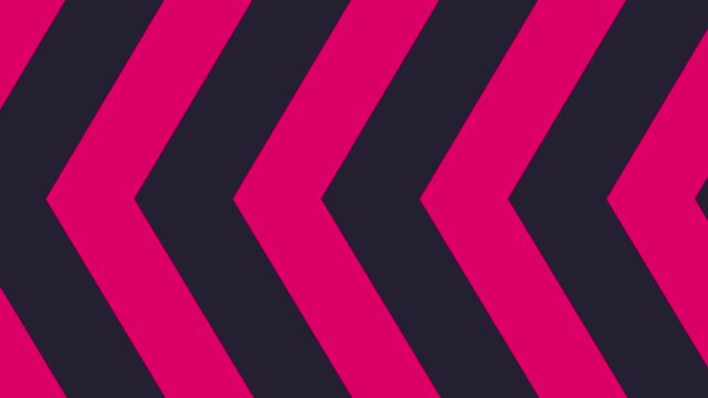Dynamic Pink Chevron Pattern on Dark Background Abstract Motion Graphic Geometric Background