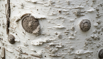 Intricate birch bark texture brings natural beauty, detailed patterns showcase organic design elements ideal for backgrounds and nature-inspired projects