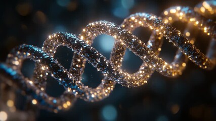 Digital representation of DNA strands intertwined over a human silhouette illustrating genetic connections, dna strands over digital human - Powered by Adobe