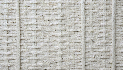 Elegant white woven rope texture, ideal for coastal design, modern interiors, and natural backgrounds, adding refined simplicity to any project or presentation