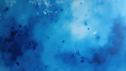 Fototapeta premium Abstract artwork showcases gradients and watercolor-like textures in shades of blue, creating a serene and atmospheric composition suitable for backgrounds, designs, and decorative applications,...
