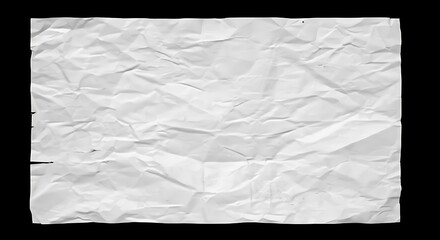 Textured white paper surface with wrinkles and folds