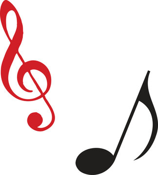 Musical notes stave line pattern symbols icon for staff and music note theme Transparent background wave Piano, jazz sound notes Fun vector key sign Classic clef Doodle quaver G melody on paper