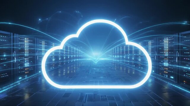 AI Cloud Computing and Data Synchronization 4K