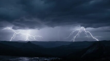 The atmospheric tension and beauty of an approaching thunderstorm, with sheet lightning glowing within dense, cumulonimbus cloud formations. Distant, establishing shot of a massive storm cloud? - Powered by Adobe
