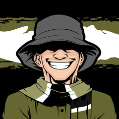 ultras design vector hooligan ultra casual football passion with abstrack background