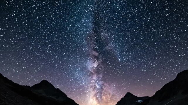 An abstract, ethereal animation of cosmic dust clouds and nebulae, slowly swirling and evolving with vibrant, deep space colors, devoid of any defined forms.
