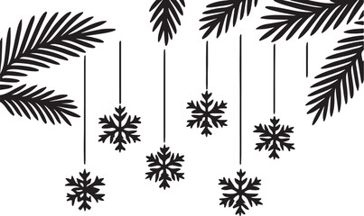 Palm tree silhouette pattern vector illustration