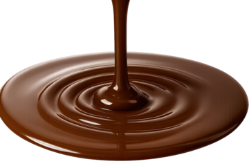 Decadent Chocolate Cascade: A Luxurious Indulgence of Molten Goodness, Perfect for Desserts, Baking, and Confectionery Creations - A Visual Symphony of Sweet Temptation and Rich Flavor