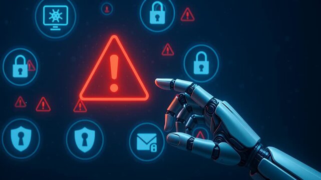 AI Cybersecurity Business Defense Against Digital Threats with Advanced Technology and Robotics Solutions