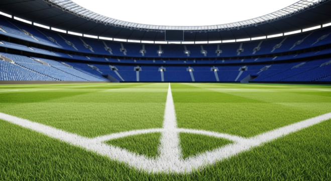 Soccer stadium corner transparent background cutout png