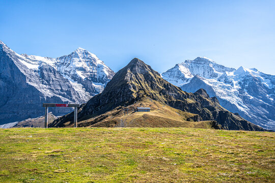 mountain landscape in the alps
