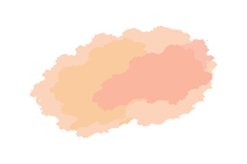 Abstract textured watercolor wash pattern with subtle brush strokes in soft pastel colors isolated on a white background