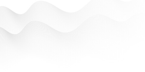 Minimal vector sound wave digital white, gray blend futuristic technology flow tech transparent line stripe energy connection web music and sound, beautiful dynamic smooth space texture background.	
