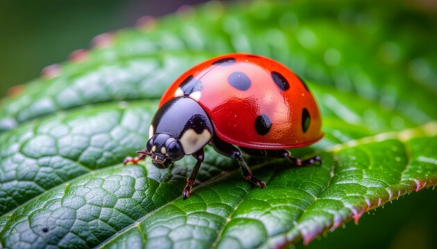 ladybird on a leaf