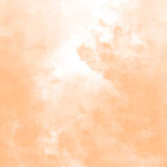 grunge background with clouds, orange smoke background