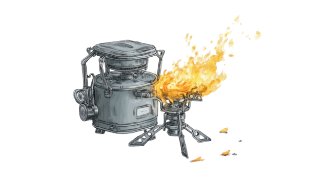 Detailed car engine with visible mechanical components, metallic surfaces, and intricate automotive structure shown clearly isolated on white background