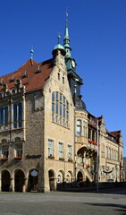 Historical City Hall in the Old Town of Bückeburg, Lower Saxony