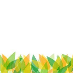 autumn leaves border