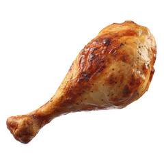 Roasted Chicken Leg: This is the perfect image of a succulent, golden-brown roasted chicken leg, capturing the deliciousness of a perfectly cooked meal.
