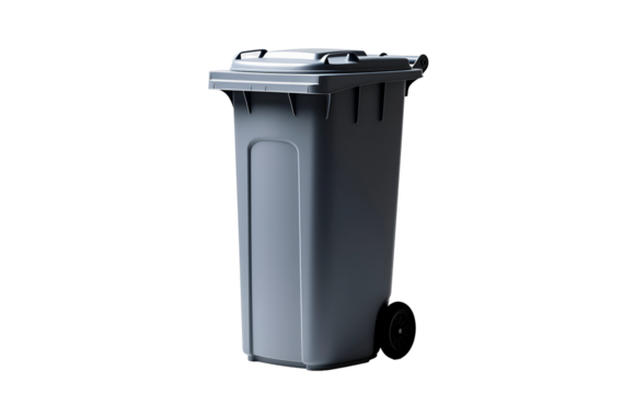 trash can isolated on white - Powered by Adobe