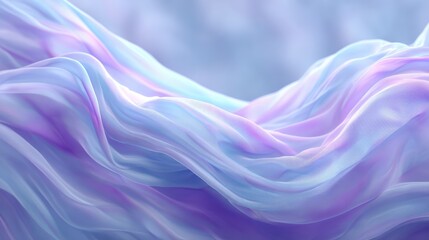 Gentle flowing fabric in soft pastel hues evokes tranquility and elegance.