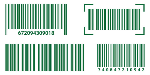 Barcode read icon symbol concept for graphic design. Universal code for scanning product or item. Vector illustration.