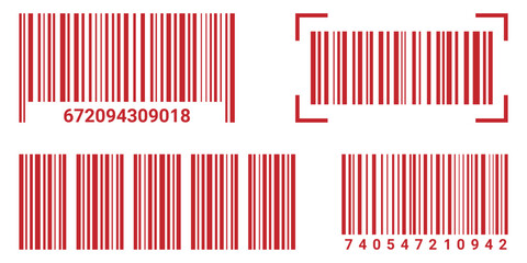 Barcode icon. Barcode vector icon. Simple fake bar code. Bar code for web design.  Vector illustration isolated on white background. eps 10