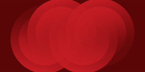 Red abstract background. Dynamic shapes composition