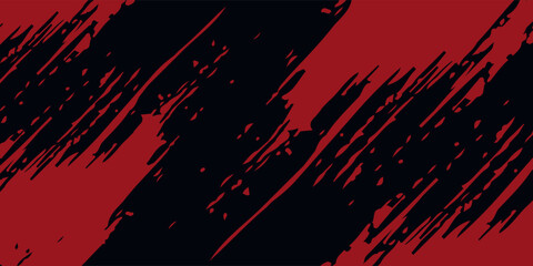 Red halftone dots blue color pattern gradient grunge texture background. Dot pop art comic sport style vector illustration.