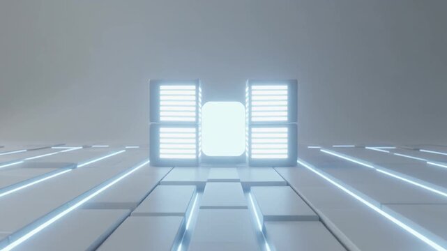 A business strategist visualizes two separate units connecting into one central hub to represent a streamlined integration workflow in a modern organization