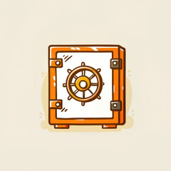 Secure safe symbolizes currency protection and security, ensuring valuable items remain safe from theft