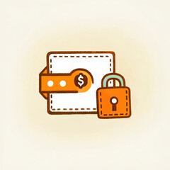 Secure wallet symbolizes currency protection and financial security, ensuring safe transactions and peace of mind