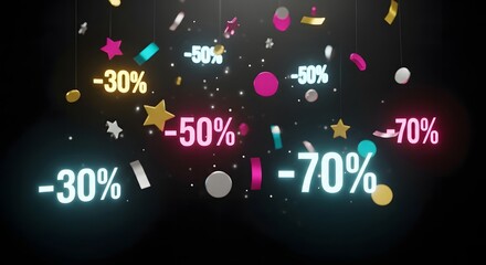 Stunning sale promotion with up to 70 percent off discount