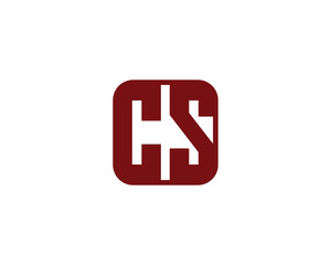 Obraz premium CS logo design. CS