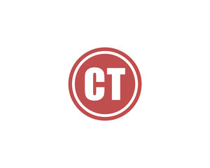 CT logo design. CT