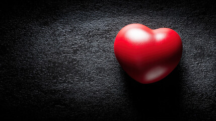 adoration. A red heart symbol stands out against a textured black background with a warm glow. wellbeing guides, coaching materials, designed for coaching and self-improvement content.
