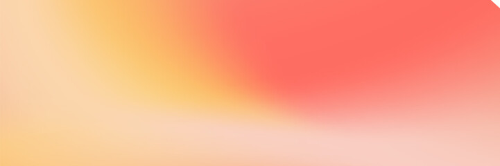 Dreamy gradient tones mix peach and pink to create a pastel scene. Salmon layers repeat softly, forming a peach pink flow across the gradient background and glowing salmon background. © Анжелика Полтавец