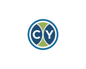 CY Logo design. CY