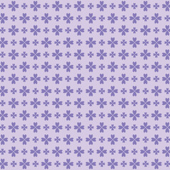 Purple Flower vector pattern background