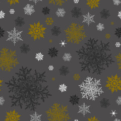  Snowflake background for decorations. Seamless pattern.Christmas and New Year. For printing and textiles.