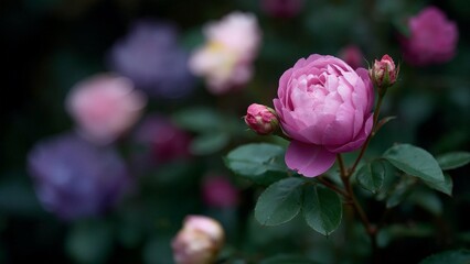 Relaxing Nature Background and Floral Beauty Close-Up