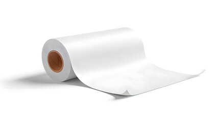 Close Up of Rolled Toilet Tissue for Household Hygiene and Cleaning